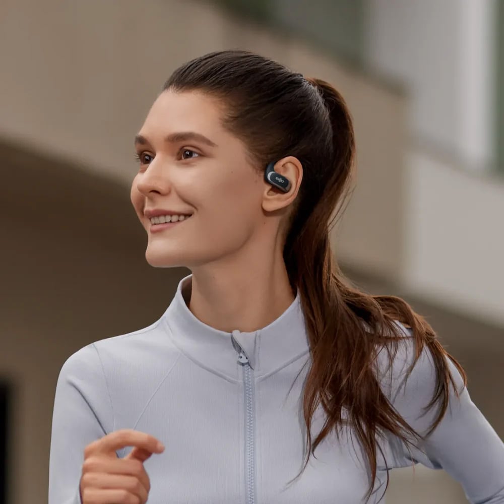 Shokz OpenFit Air trådløse open-ear hodetelefoner – Bluetooth ørepropper for sport og trening