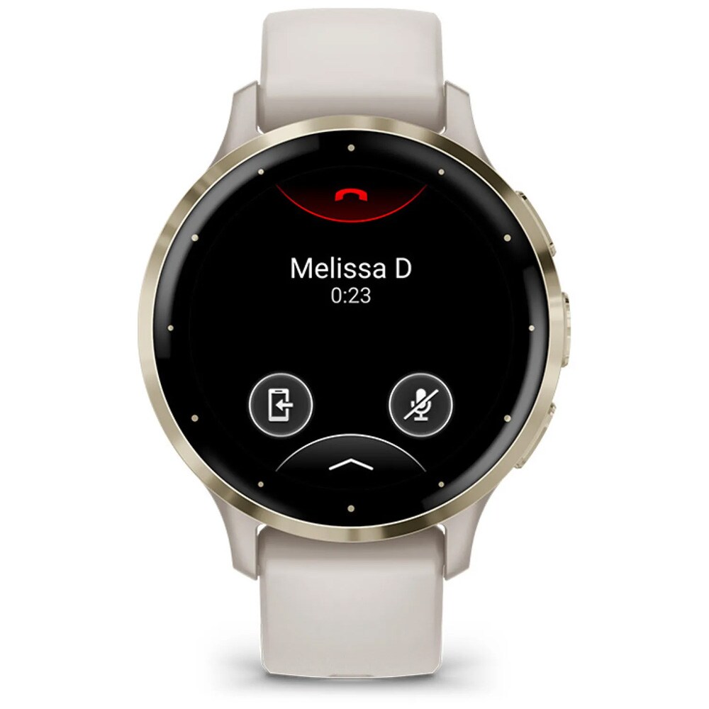 Garmin Venu 3S Smartklokke 41 mm Ivory – treningsklokke / sportsklokke / pulsklokke med berøringsskjerm