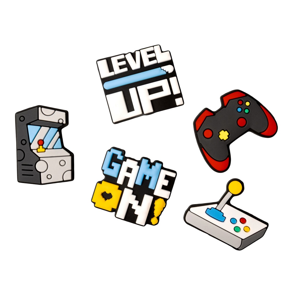 Sticker 3D GameOn 5-pakning – gamingklistremerker / 3D-klistremerker til mobildeksel og laptop