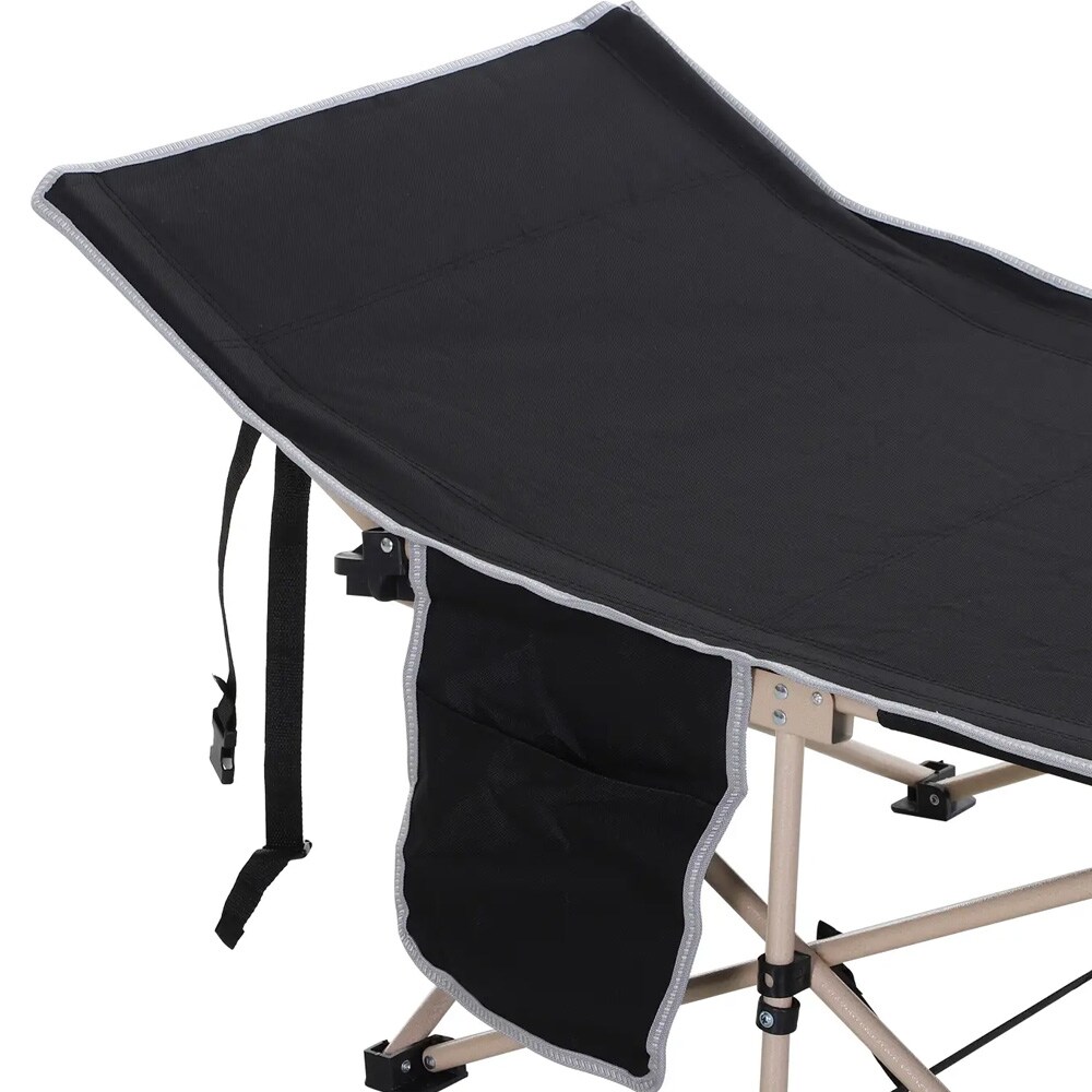 Sammenleggbar campingseng 190 cm / feltseng med bæreveske / bærbar turseng