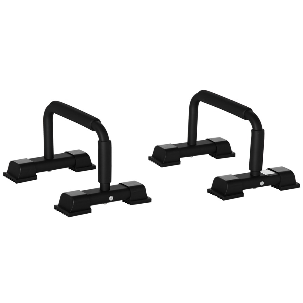 Armhevingshåndtak 2 stk / push up bars / push up-håndtak i stål / sklisikre treningshåndtak