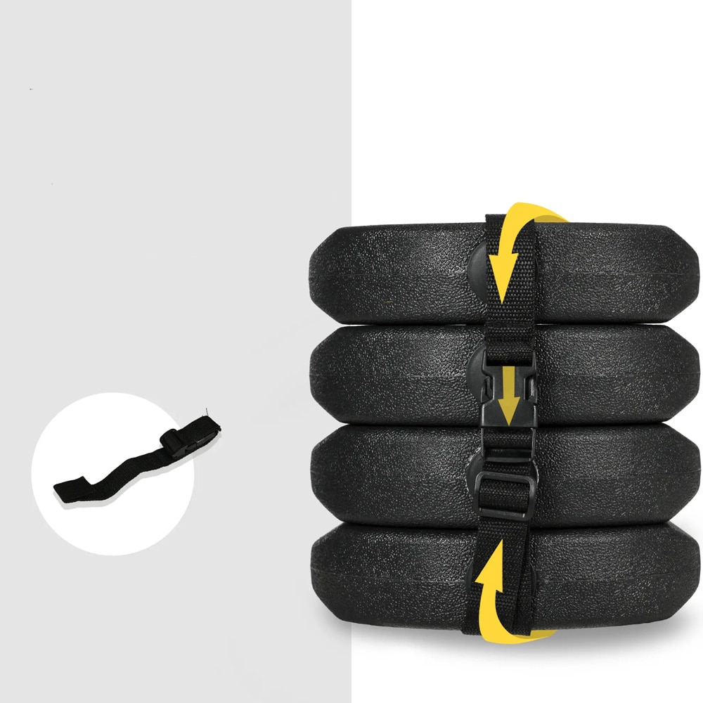 Vekter til paviljong 4 stk / teltvekter 12 kg / parasollvekter for utendørs bruk
