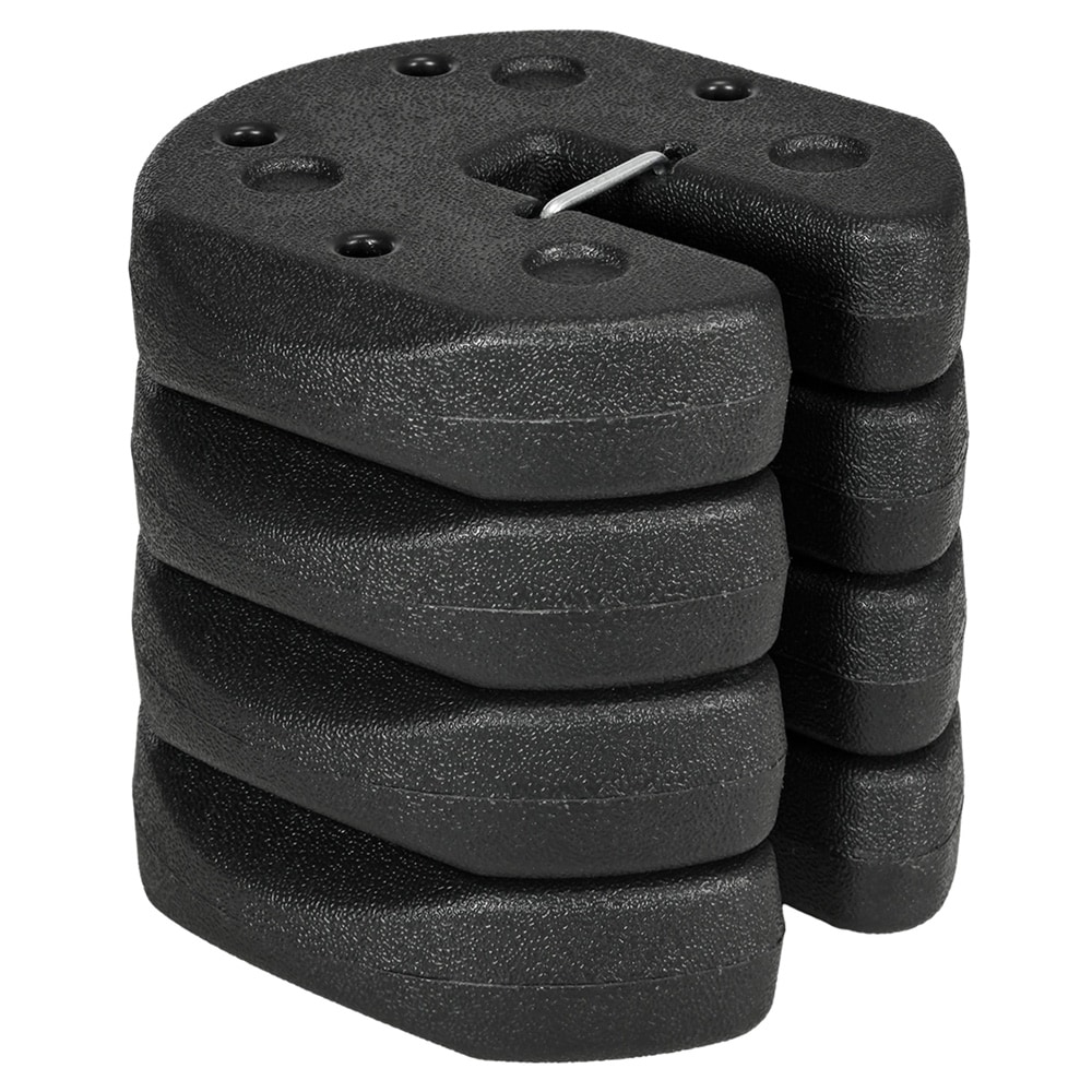 Parasollvekter 4-pk / teltvekter 12 kg / vekter for paviljong og parasoll / bakkevekter med braketter