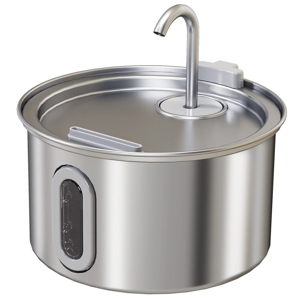Drikkefontene for kjæledyr 2,5 L - vannfontene / dyrefontene / vanndispenser for katt og hund