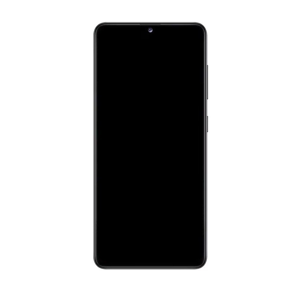 LCD-skjerm med ramme for Samsung Galaxy A41 - Svart