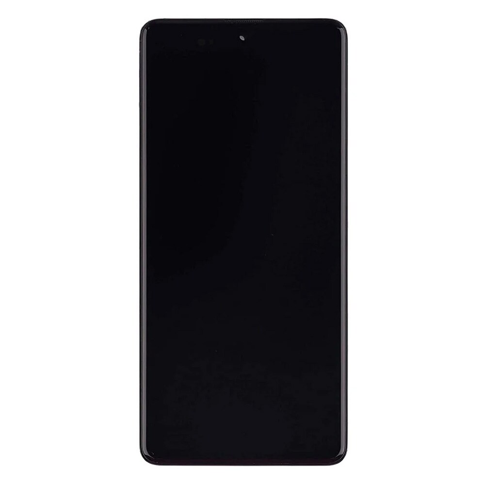 LCD-skjerm med ramme for Samsung Galaxy A71 - Svart
