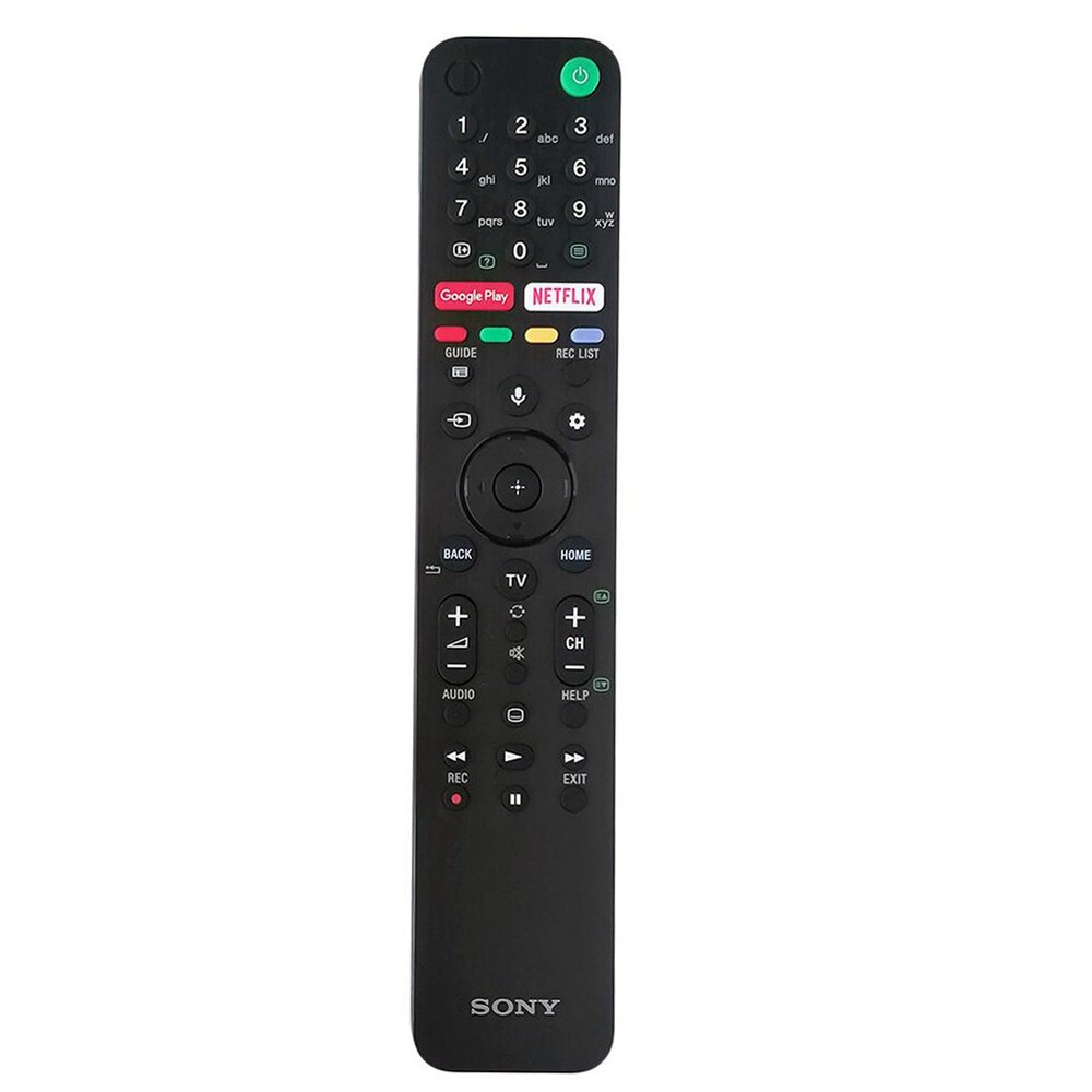 Sony RMF-TX500E fjernkontroll / stemmefjernkontroll til Sony TV / erstatningsfjernkontroll med Netflix og Google Play