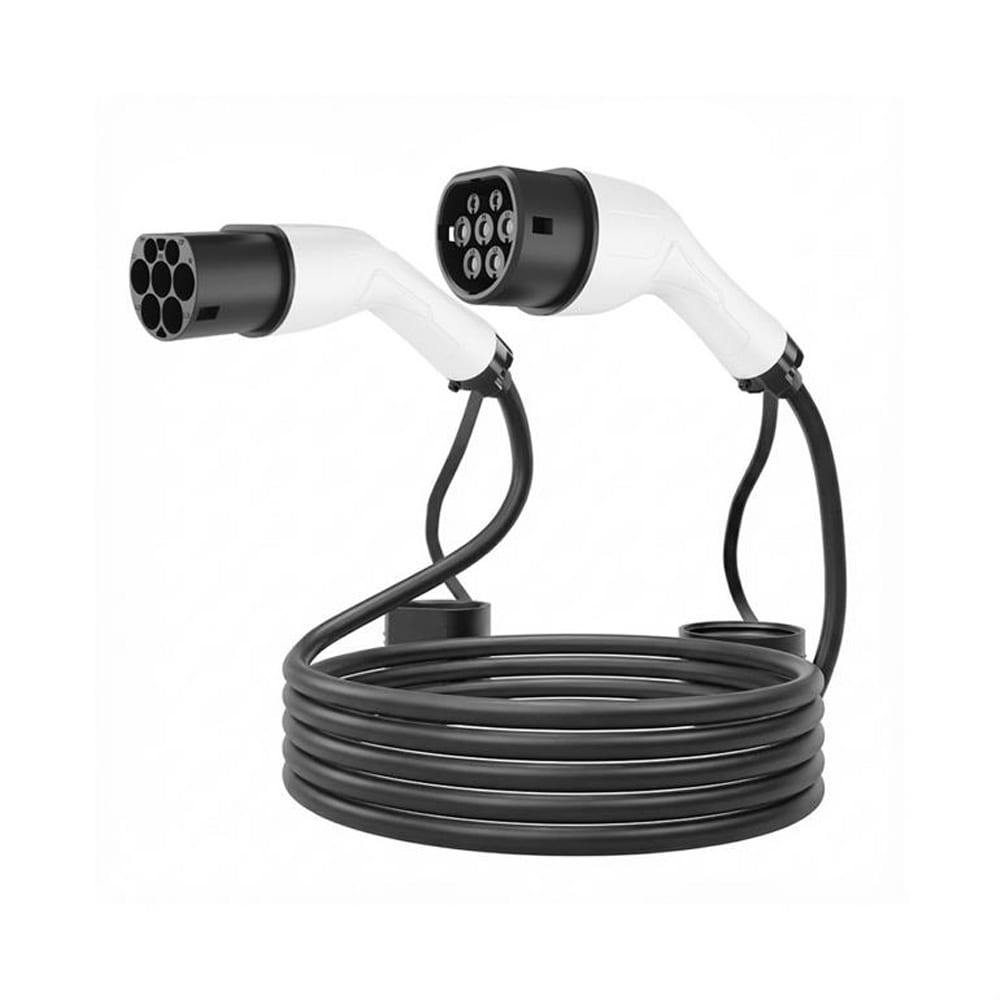 Ladekabel for elbil Type 2 til Type 2 16A 11 kW / 3-faset ladekabel 8 m / Mennekes ladekabel