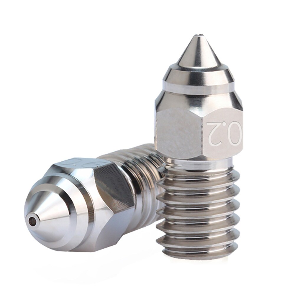 Kobberlegeringsdyse Creality Ender 7/5/3 V3 SE / 3D-skriverdyse 1,75 mm 0,3-0,8 mm / dyse 5-pk