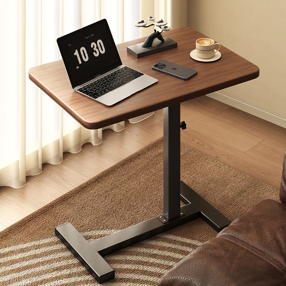 Skrivebord med justerbar høyde 60×40 cm / sammenleggbart databord / hev- og senkbart PC-bord