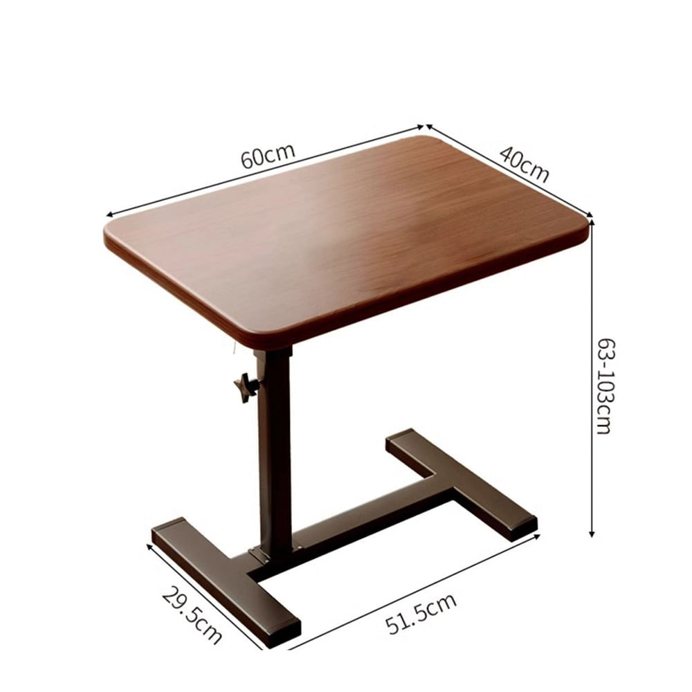 Skrivebord med justerbar høyde 60×40 cm / sammenleggbart databord / hev- og senkbart PC-bord