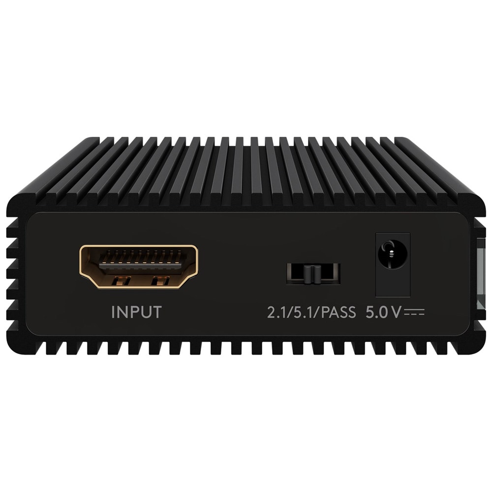 Goobay HDMI Audio Extractor 4K@30Hz / HDMI Audio Splitter / HDMI til Analog Audio Converter