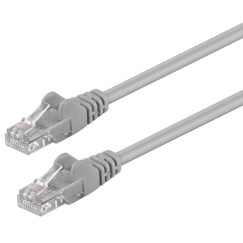 Goobay Nettverkskabel CAT 5e U/UTP 2m / Ethernet-kabel RJ45 / LAN-kabel 2m / patchkabel CAT5e