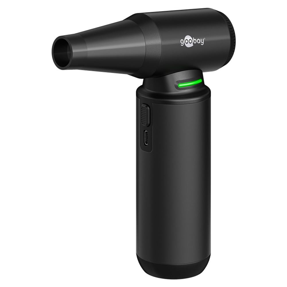 Luftblåser med 8 dyser / oppladbar støvblåser / tastaturrengjører