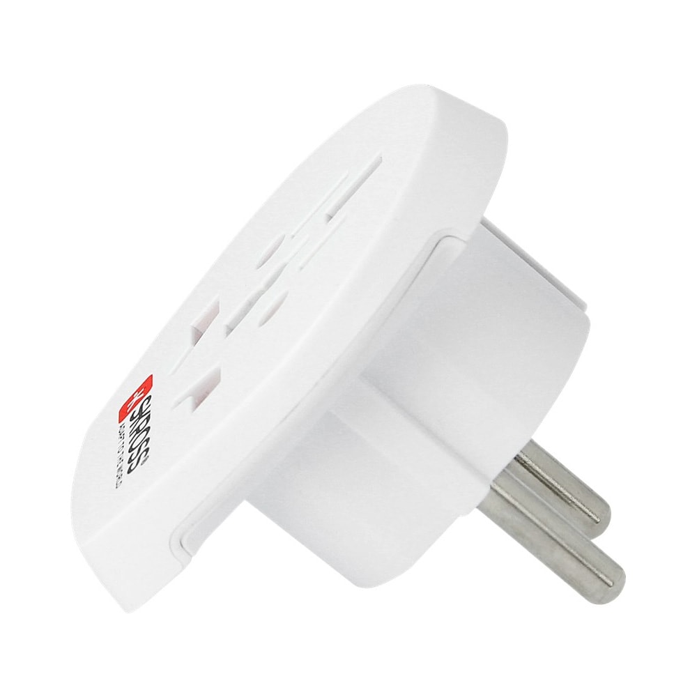 Reiseadapter verden til Europa / universal reiseadapter EU / reiseadapter type F / adapter internasjonal til EU-kontakt