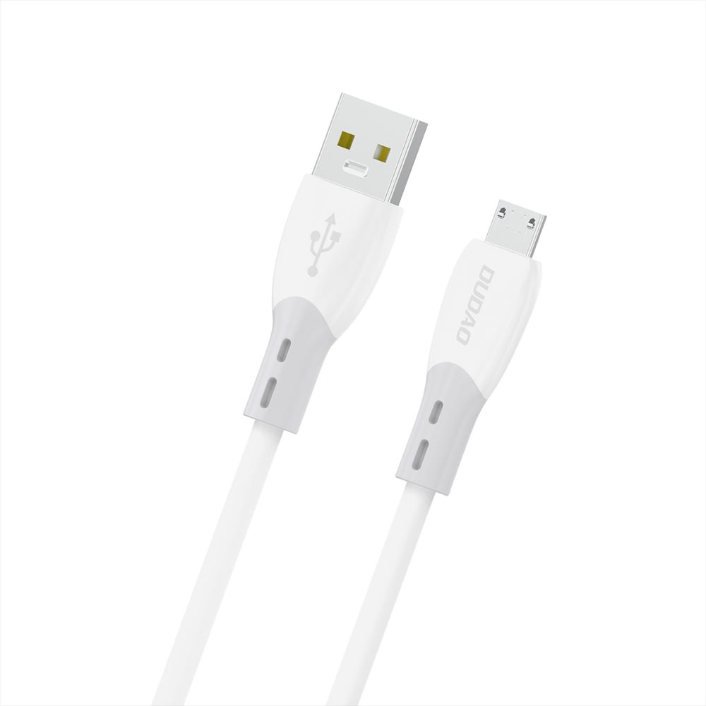 Dudao USB-kabel USB til microUSB 3A 1m - hvit