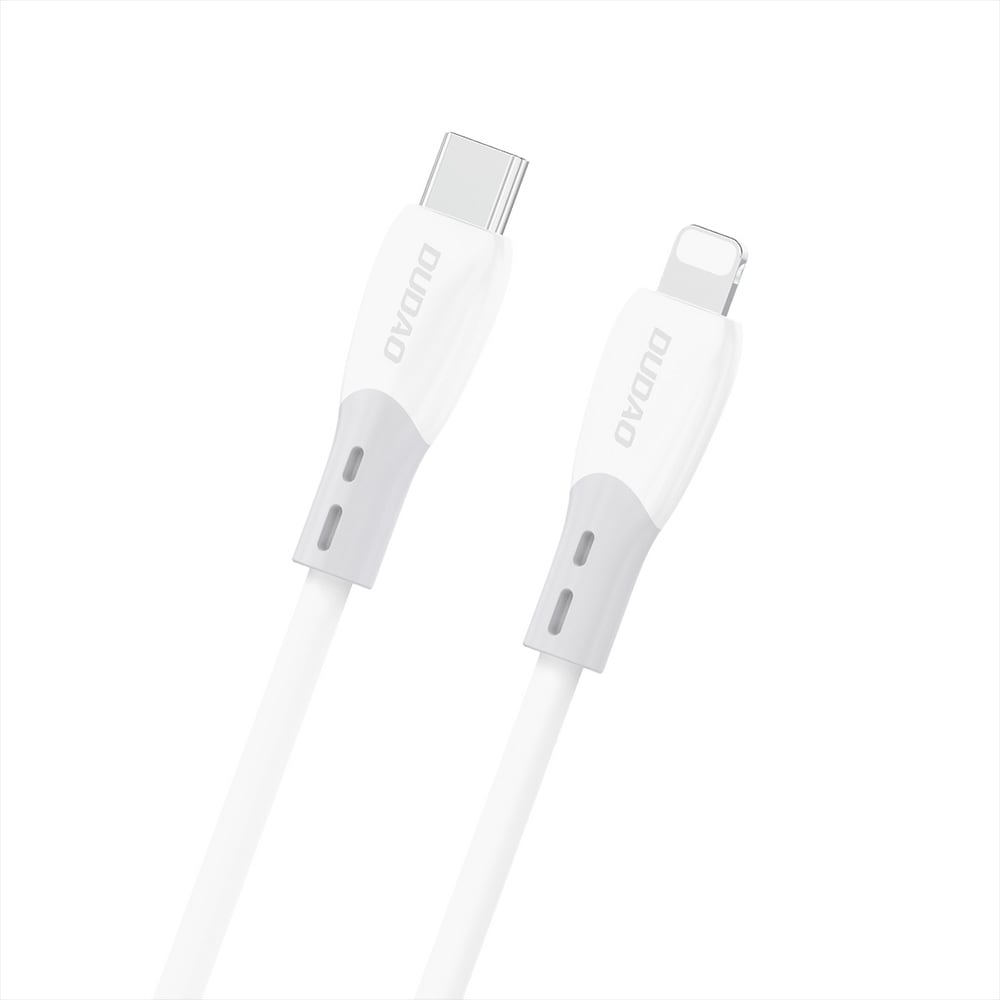 Dudao USB-kabel 30W USB-C til Lightning 1 m - hvit