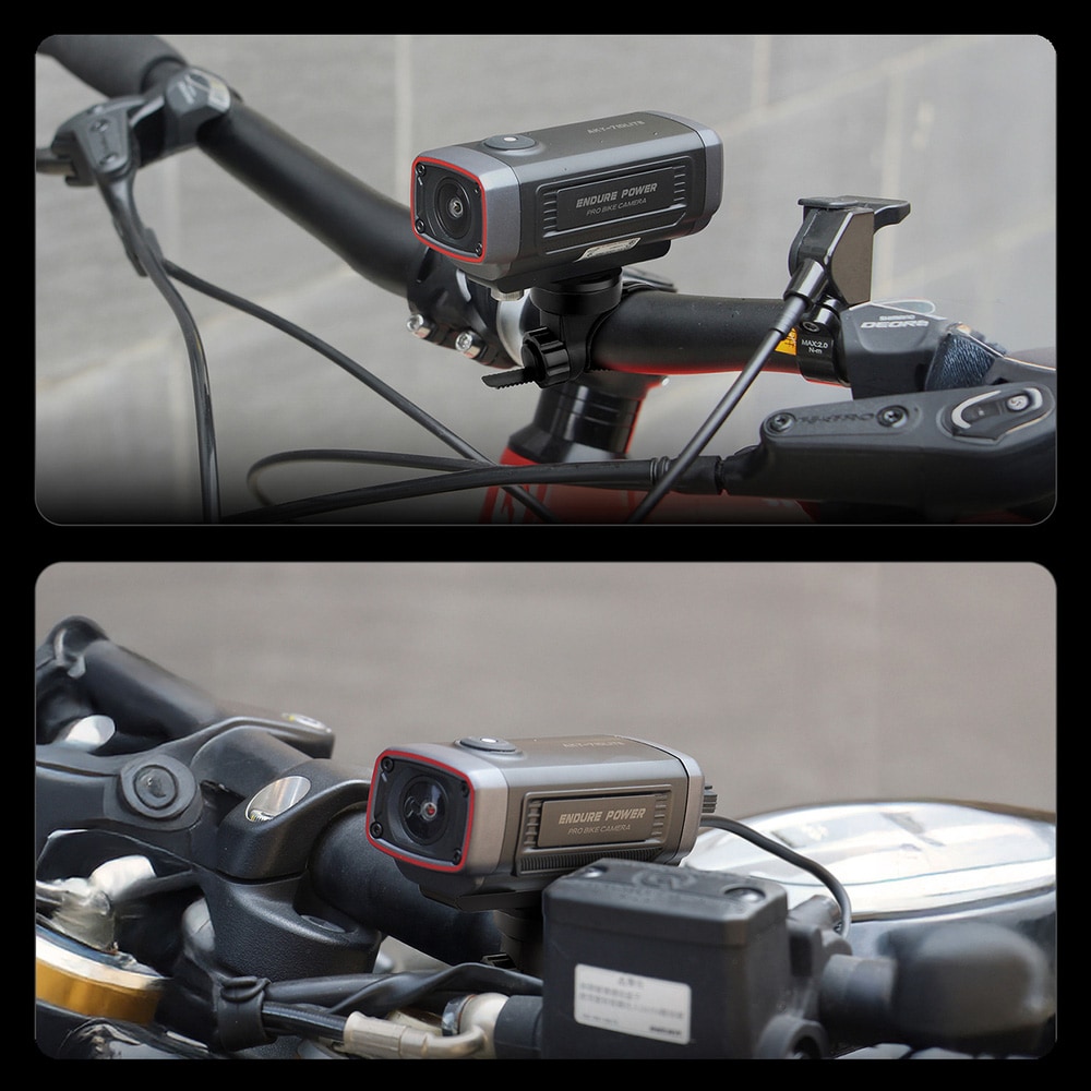 AKEEYO 710 Lite WiFi actionkamera for sykkel og motorsykkel / styrekamera / sykkelkamera