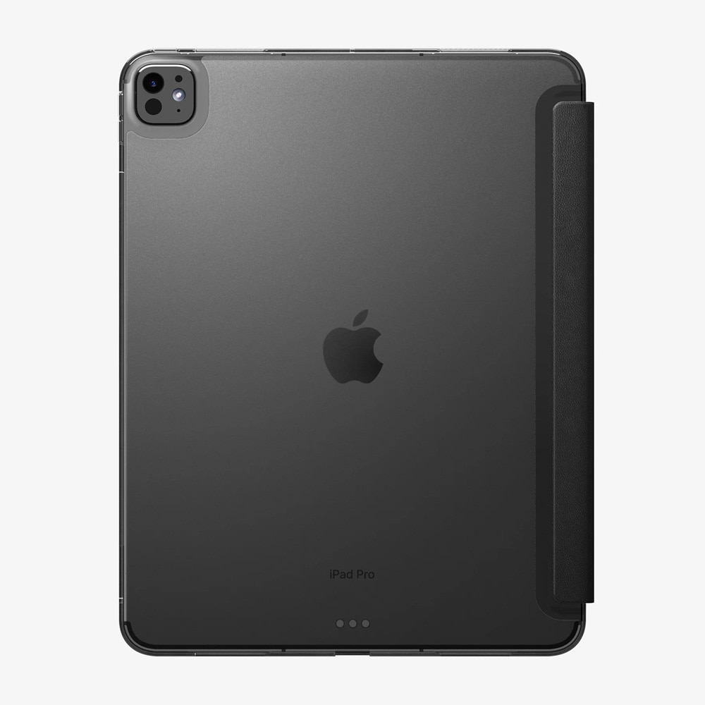 Spigen Liquid Air Folio deksel til iPad Pro 13 (2024) / nettbrettetui med stativfunksjon og wake/sleep – Svart