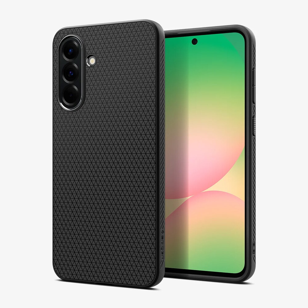Spigen Liquid Air Backshell for Samsung Galaxy A56 - Svart