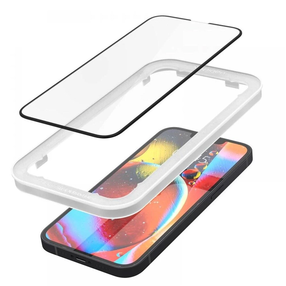 2-pk Spigen GlastR Align Master skjermbeskytter for iPhone 17e / 16e / 14 / beskyttelsesglass / pansret glass