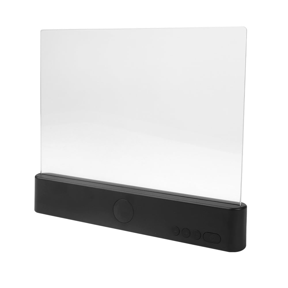 Oppladbar leselampe svart / LED-lampe med timer / dimbar nattlampe med 3 fargetemperaturer