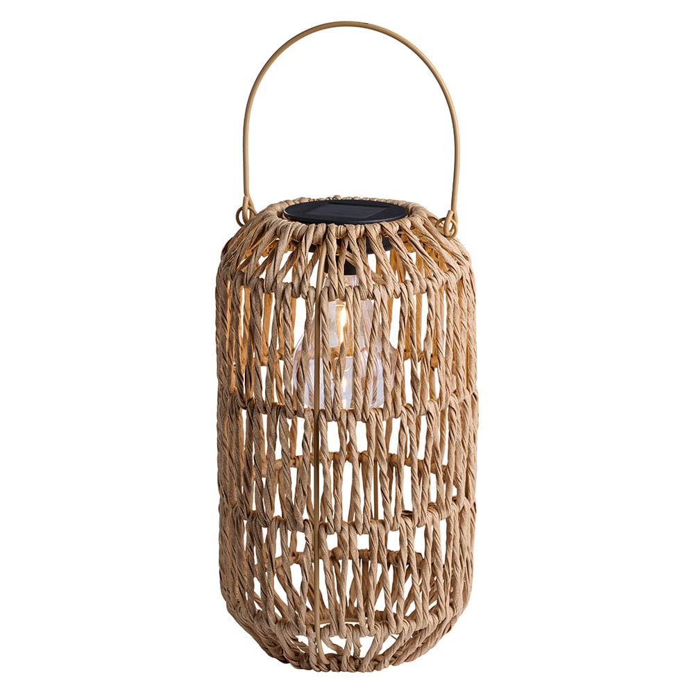 LED-solcellelykt Ø17,5 cm / utendørsbelysning / hagelampe / terrassebelysning / dekorasjonslykt