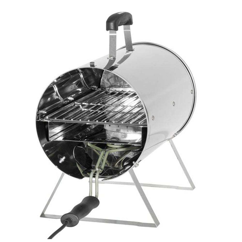 Mustang elektrisk røykovn 1100 W / matrøyker i rustfritt stål / smoker til kjøtt og fisk