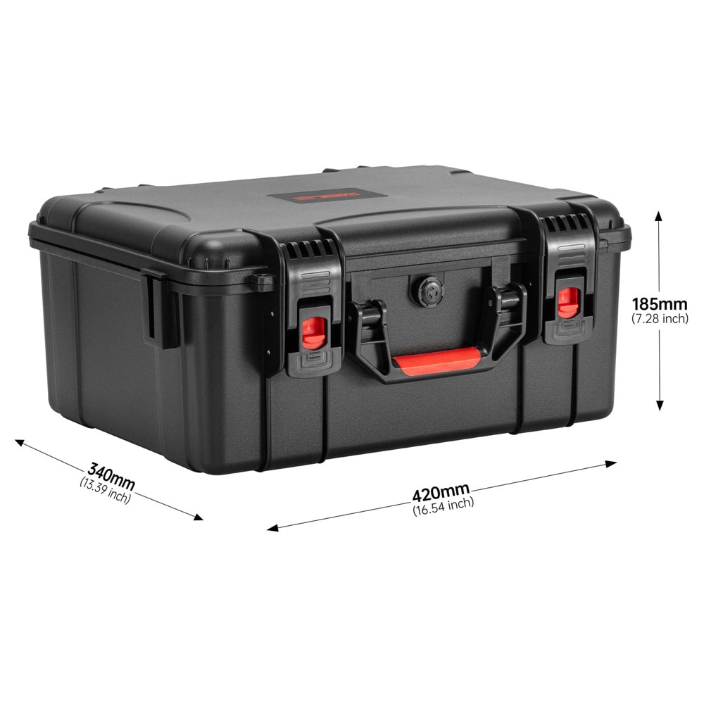 Vanntett koffert til DJI Avata / støtsikker transportkoffert med EVA-innredning / droneetui