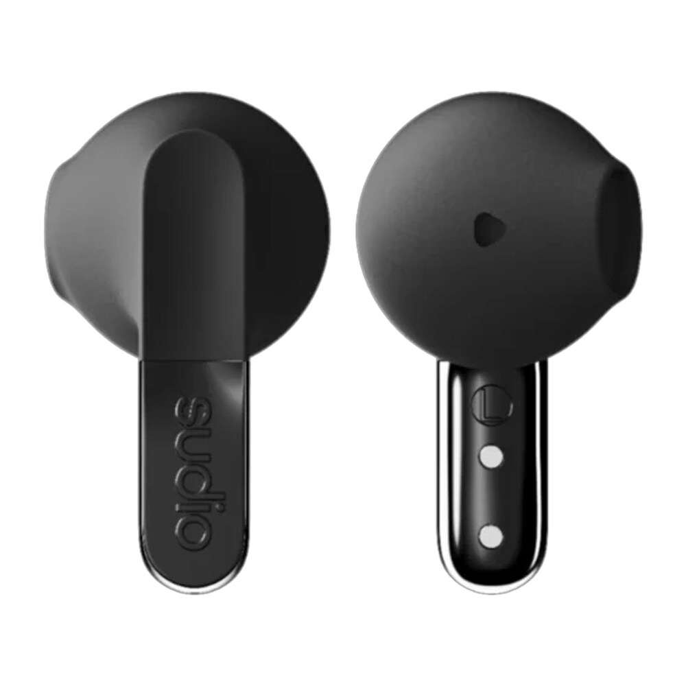 Sudio N3 true wireless in-ear-hodetelefoner / trådløse ørepropper med Bluetooth 5.4 og ladeetui – Svart