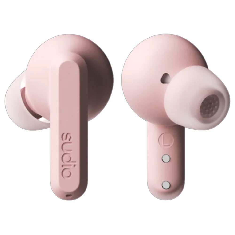 Sudio A3 Pro true wireless in-ear-hodetelefoner / ørepropper med ANC og Bluetooth 5.4 – Rosa