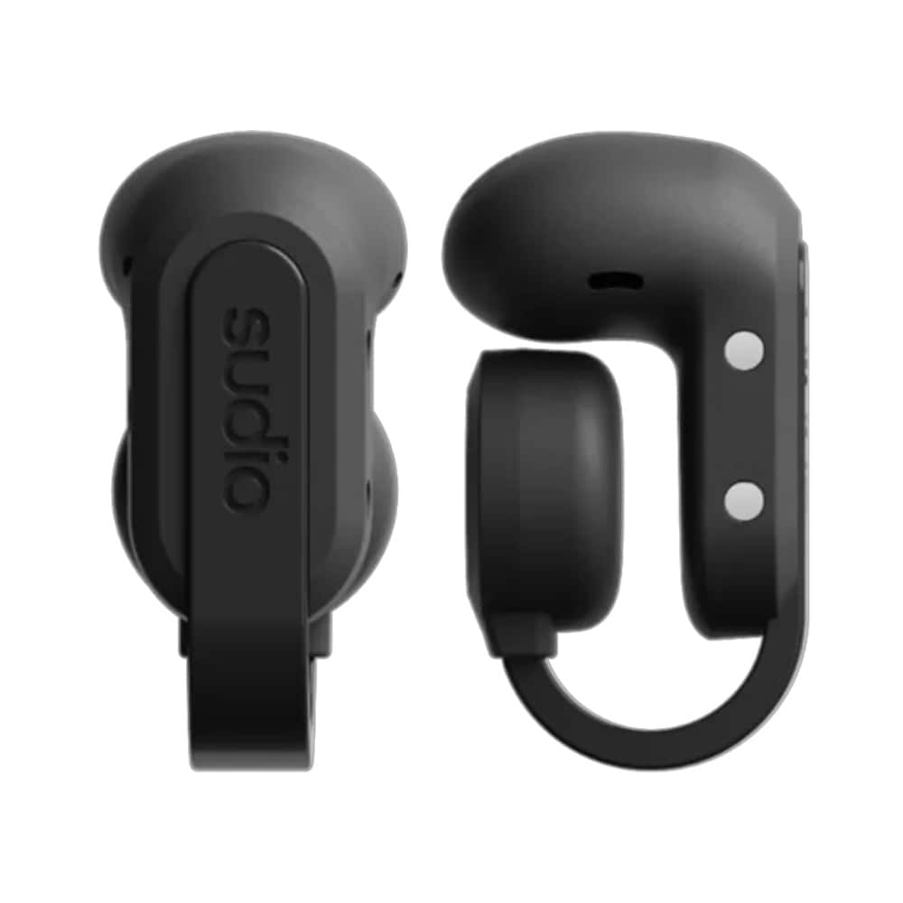 Sudio B3 true wireless clip-on-øretelefoner / trådløst hodesett med 35 timers batteritid – Svart