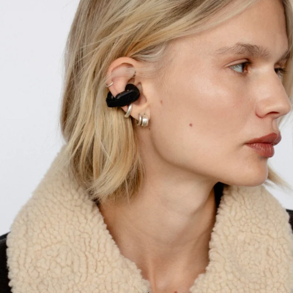 Sudio B3 true wireless clip-on-øretelefoner / trådløst hodesett med 35 timers batteritid – Svart