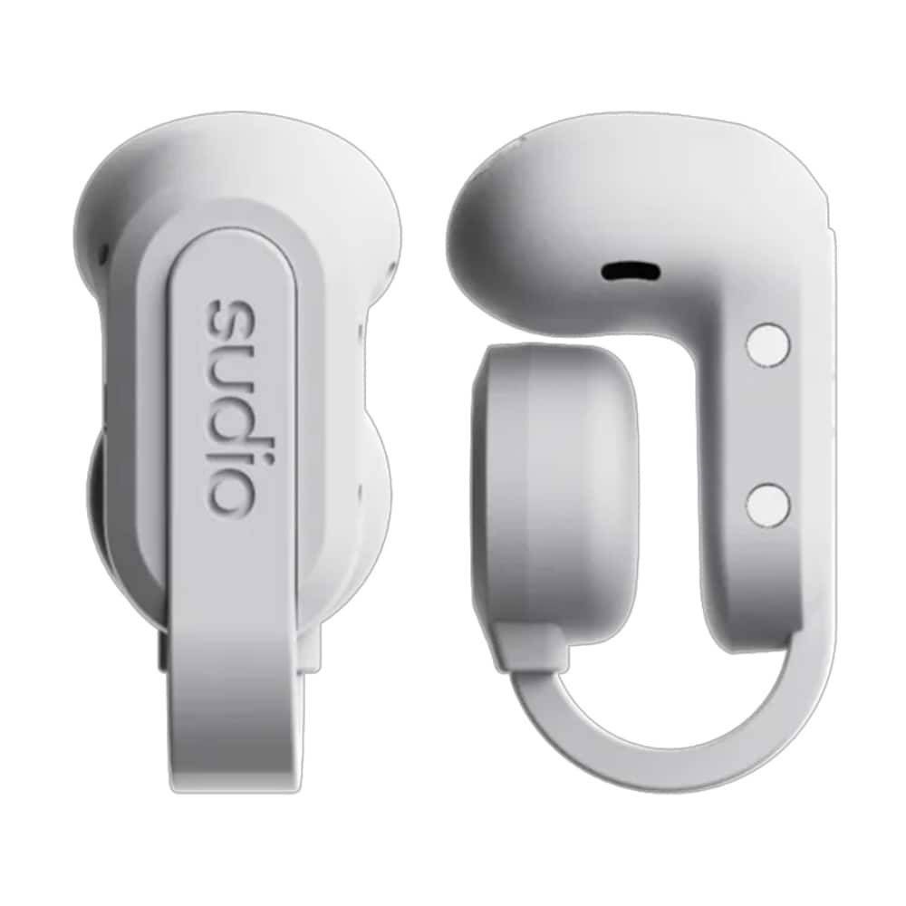 Sudio B3 true wireless clip-on-øretelefoner / åpne earbuds med Bluetooth 5.4 – Hvit
