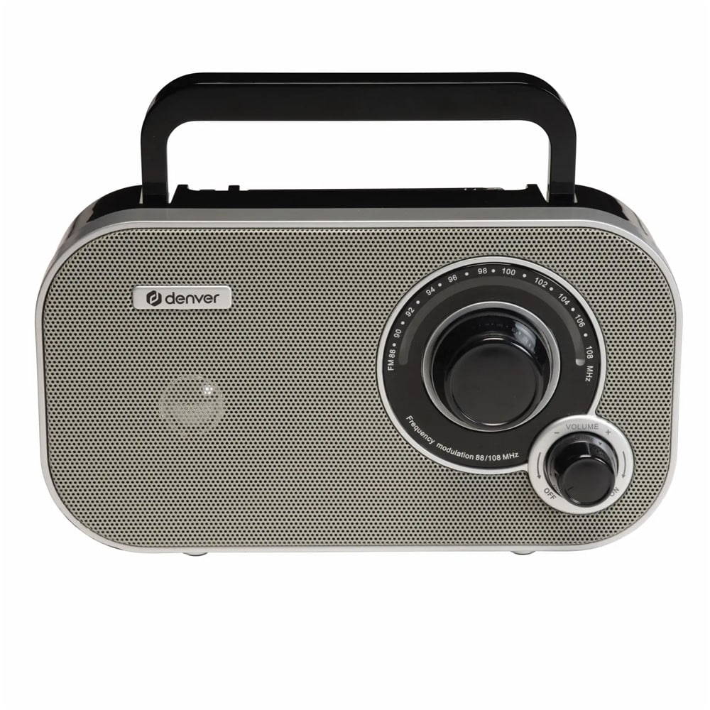 Denver TR-51GR analog FM-radio / bærbar radio / bærbar FM-radio