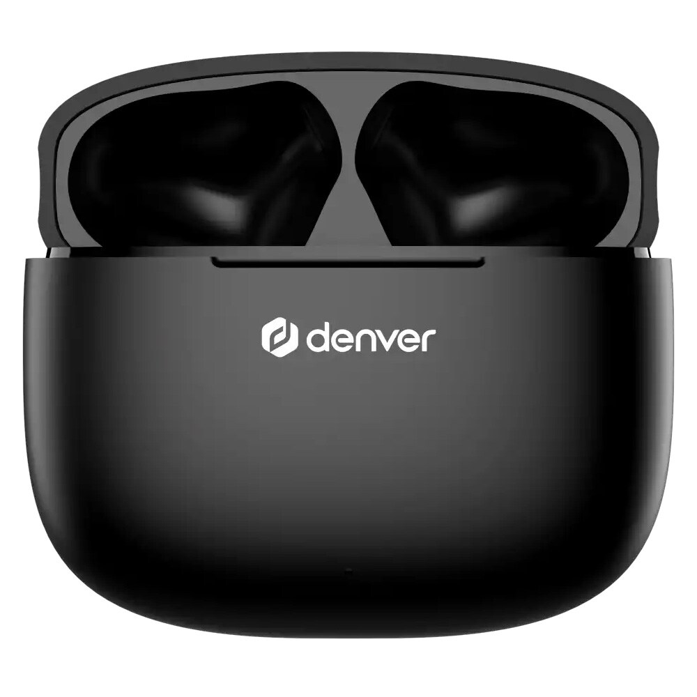 Denver TWE-48B ekte trådløse hodetelefoner Bluetooth 5.3 / trådløse hodetelefoner - Svart
