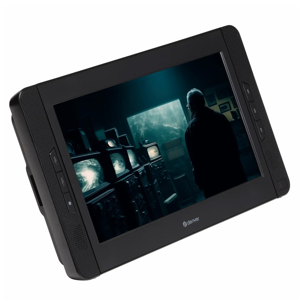 Denver MTW-1098 bærbar DVD-spiller / to 10-tommers skjermer til bil, USB- og SD-avspilling