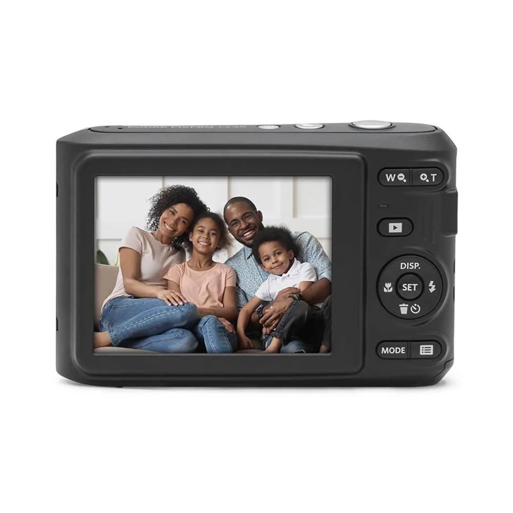 Kodak PIXPRO FZ45 kompaktkamera / digitalkamera med 16 MP, 4× optisk zoom og Full HD – Svart