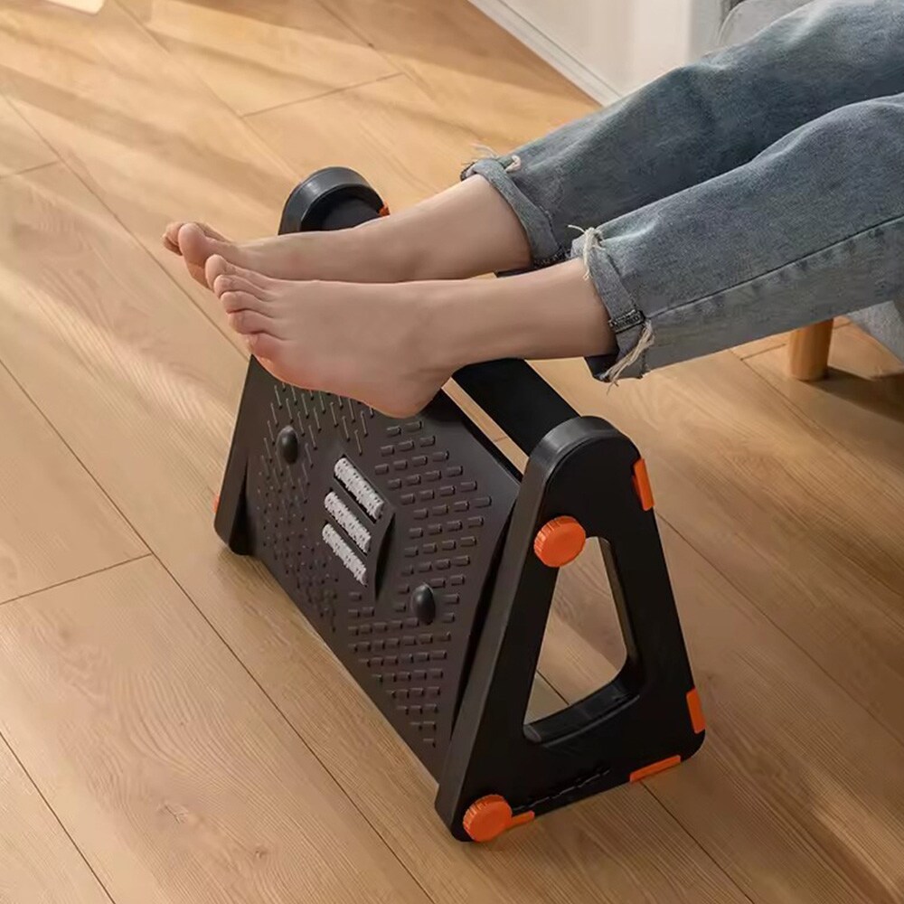 Fotstøtte med massasjefunksjon / massasjefotstøtte / ergonomisk fotstøtte / kontorfotskammel