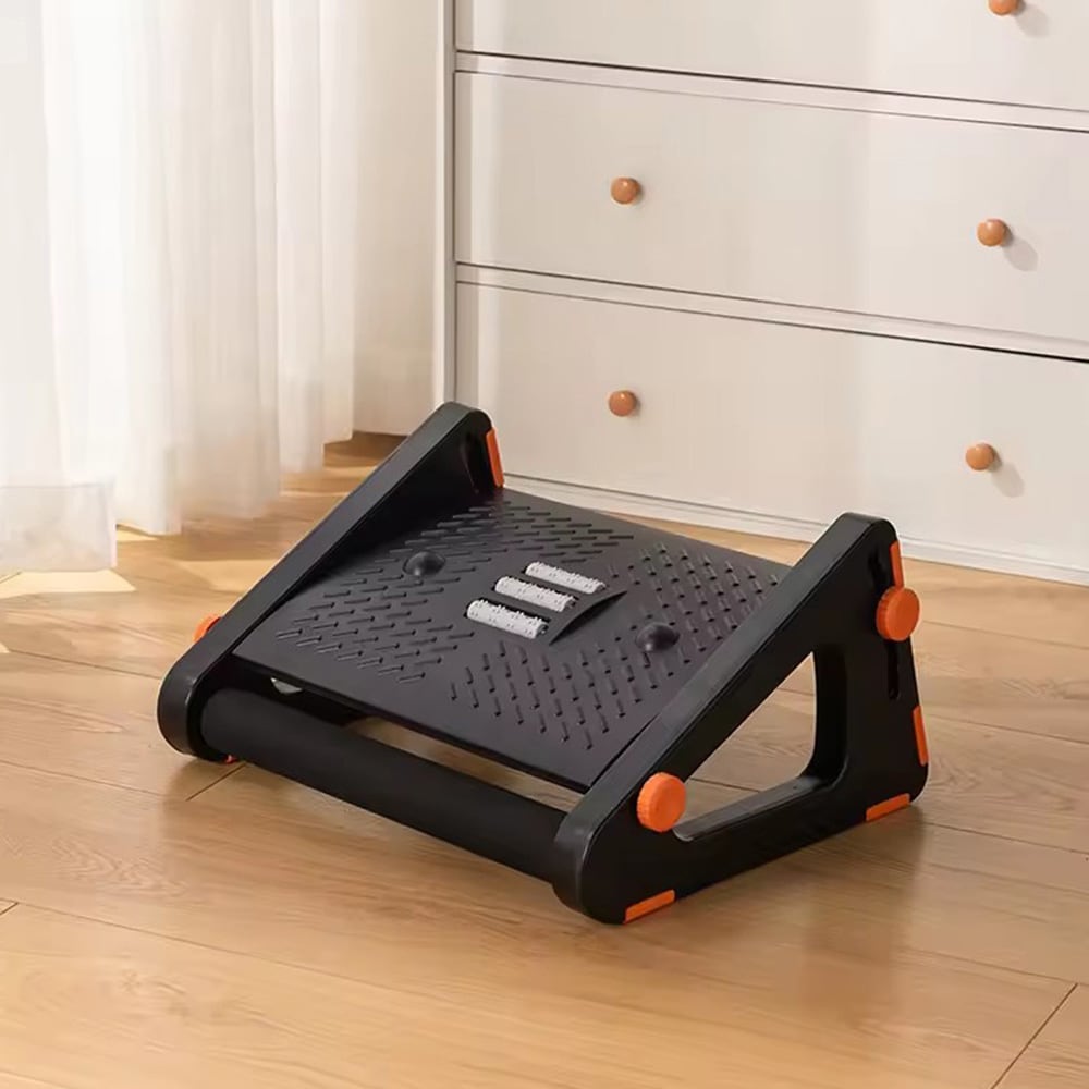 Fotstøtte med massasjefunksjon / massasjefotstøtte / ergonomisk fotstøtte / kontorfotskammel