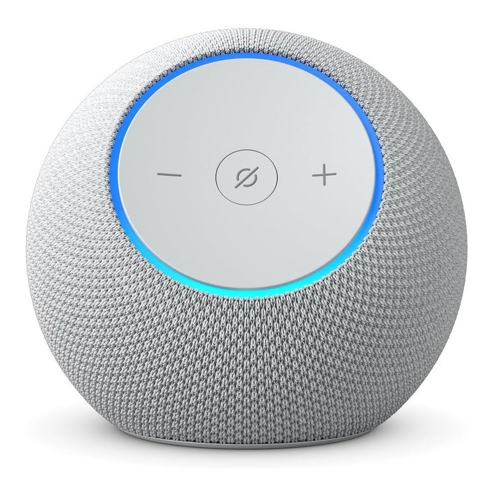 Amazon Echo Dot Max White / smarthøyttaler med Alexa / Zigbee / Wi-Fi 6 / Wi-Fi og Bluetooth