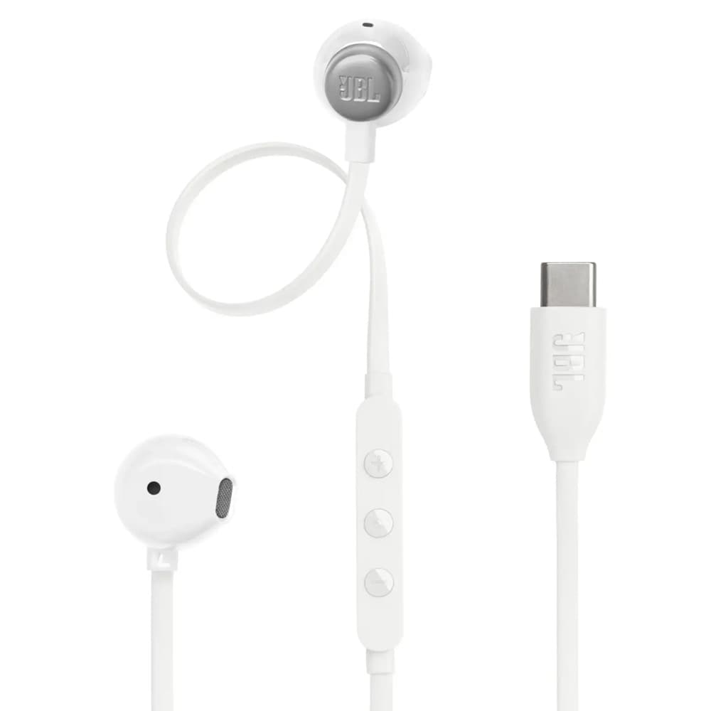 JBL Tune 305C kablede USB-C-ørepropper - hvit