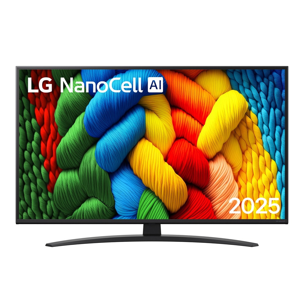 LG 43NANO81A6A NanoCell 4K smart-TV / 43-tommers TV / webOS 25 / AirPlay 2 og Chromecast