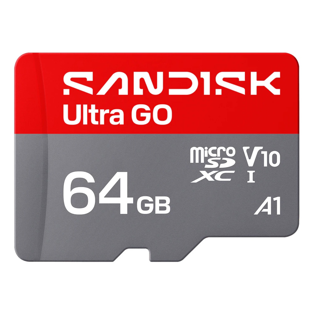 Sandisk Ultra GO microSDXC UHS-I-kort 64 GB / microSDXC-minnekort med A1-ytelse