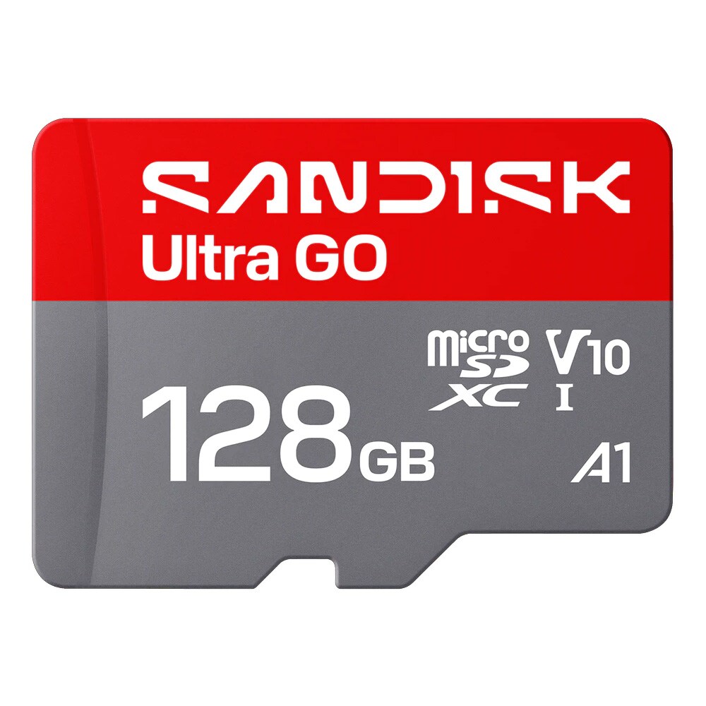 Sandisk Ultra GO microSDXC UHS-I-kort 128 GB / microSDXC-minnekort med A1-ytelse