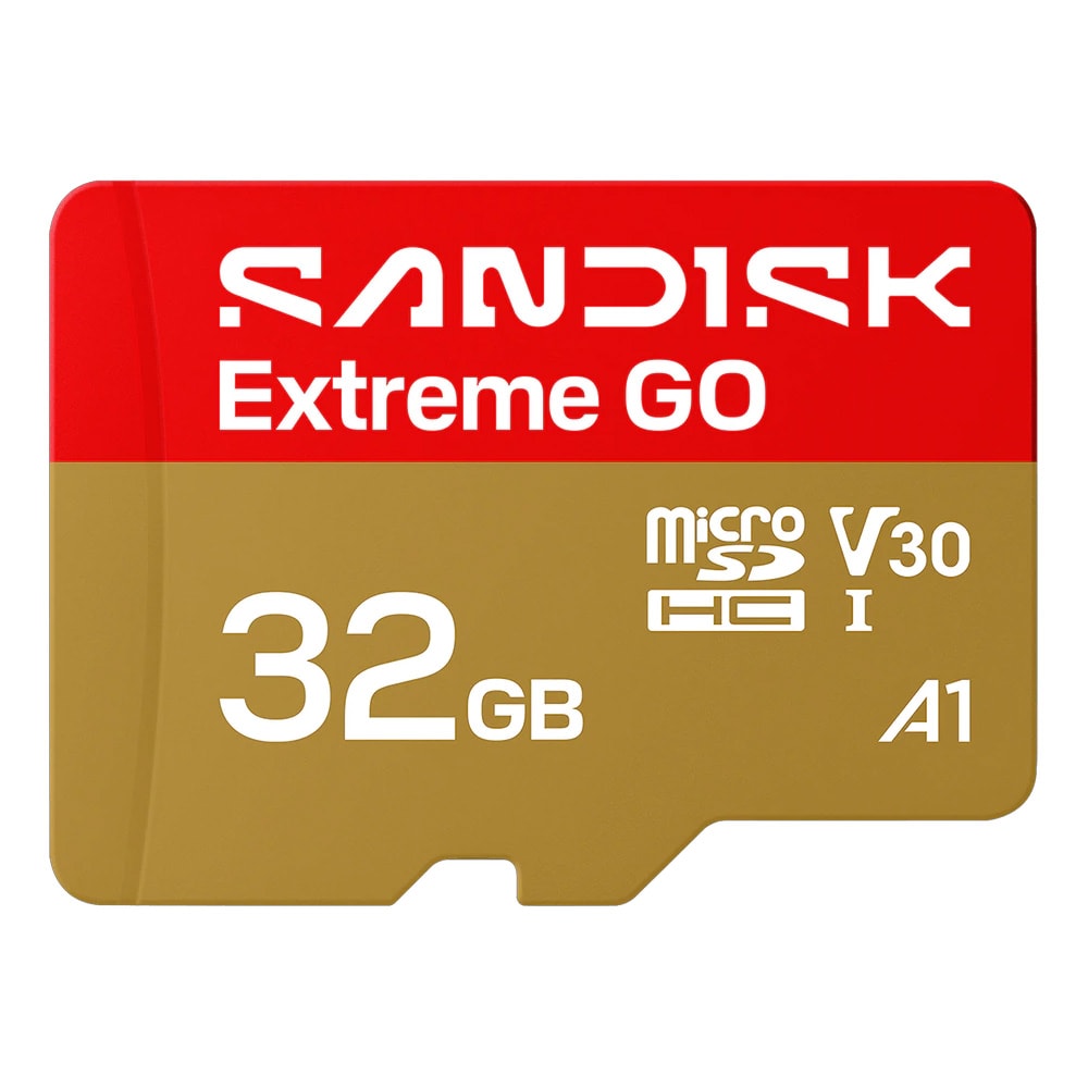Sandisk Extreme GO microSDHC UHS-I-kort 32 GB / microSDHC-minnekort med U3 og V30