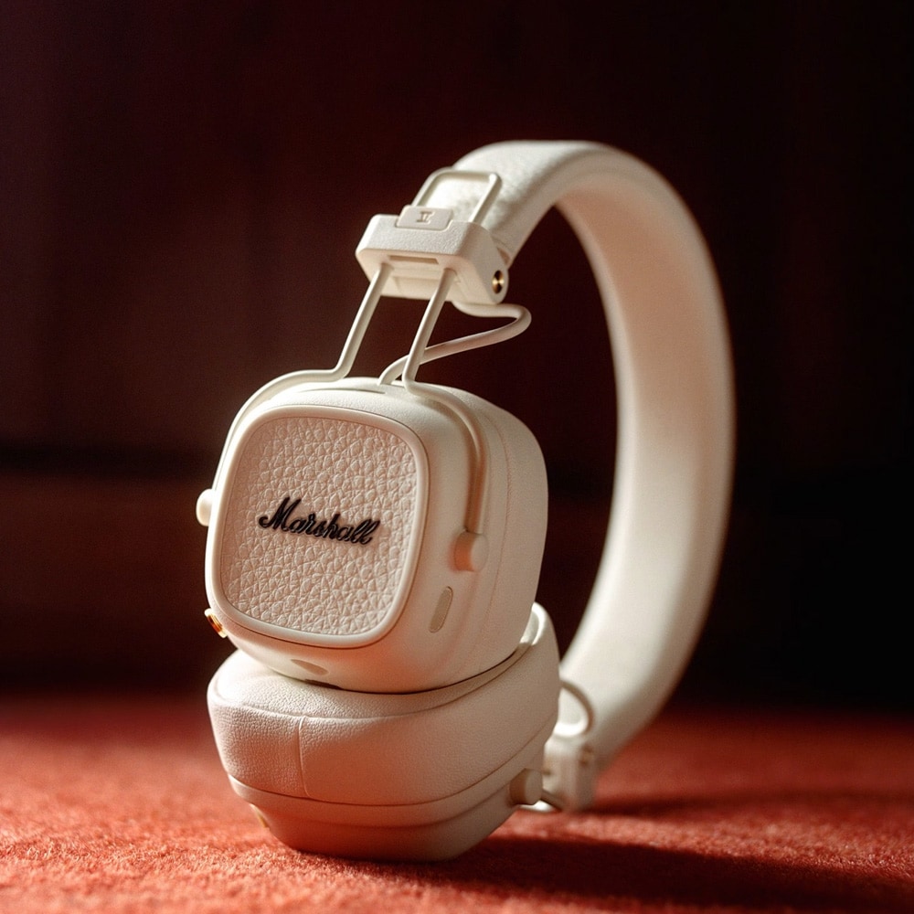 Marshall Major V Bluetooth-hodetelefoner / trådløst headset / øreklokker med over 100 timers batteritid