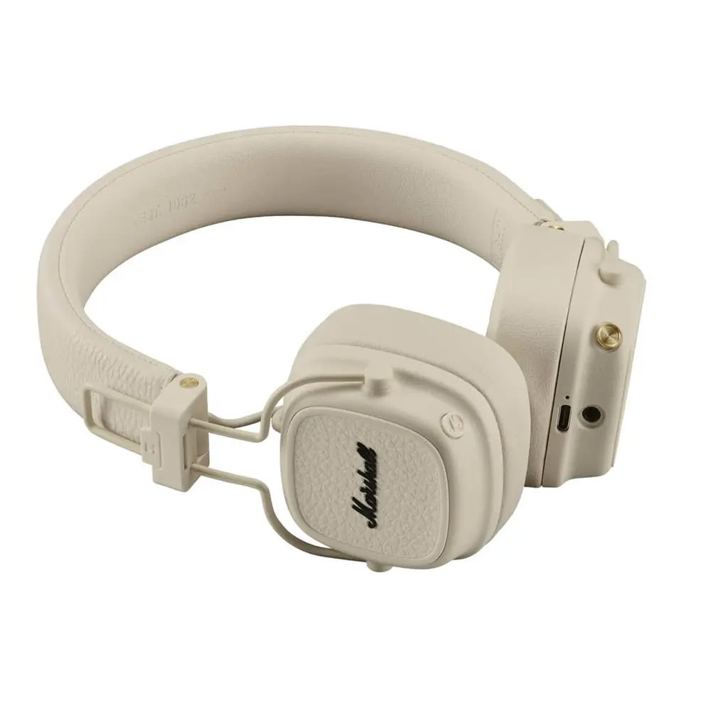Marshall Major V Bluetooth-hodetelefoner / trådløst headset / øreklokker med over 100 timers batteritid