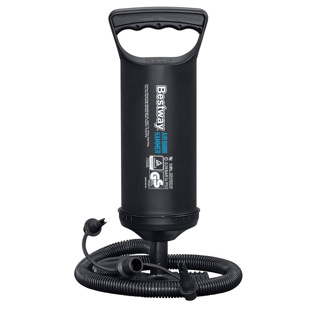 Bestway Air Hammer håndpumpe / luftmadrass håndpumpe / dobbeltvirkende håndpumpe