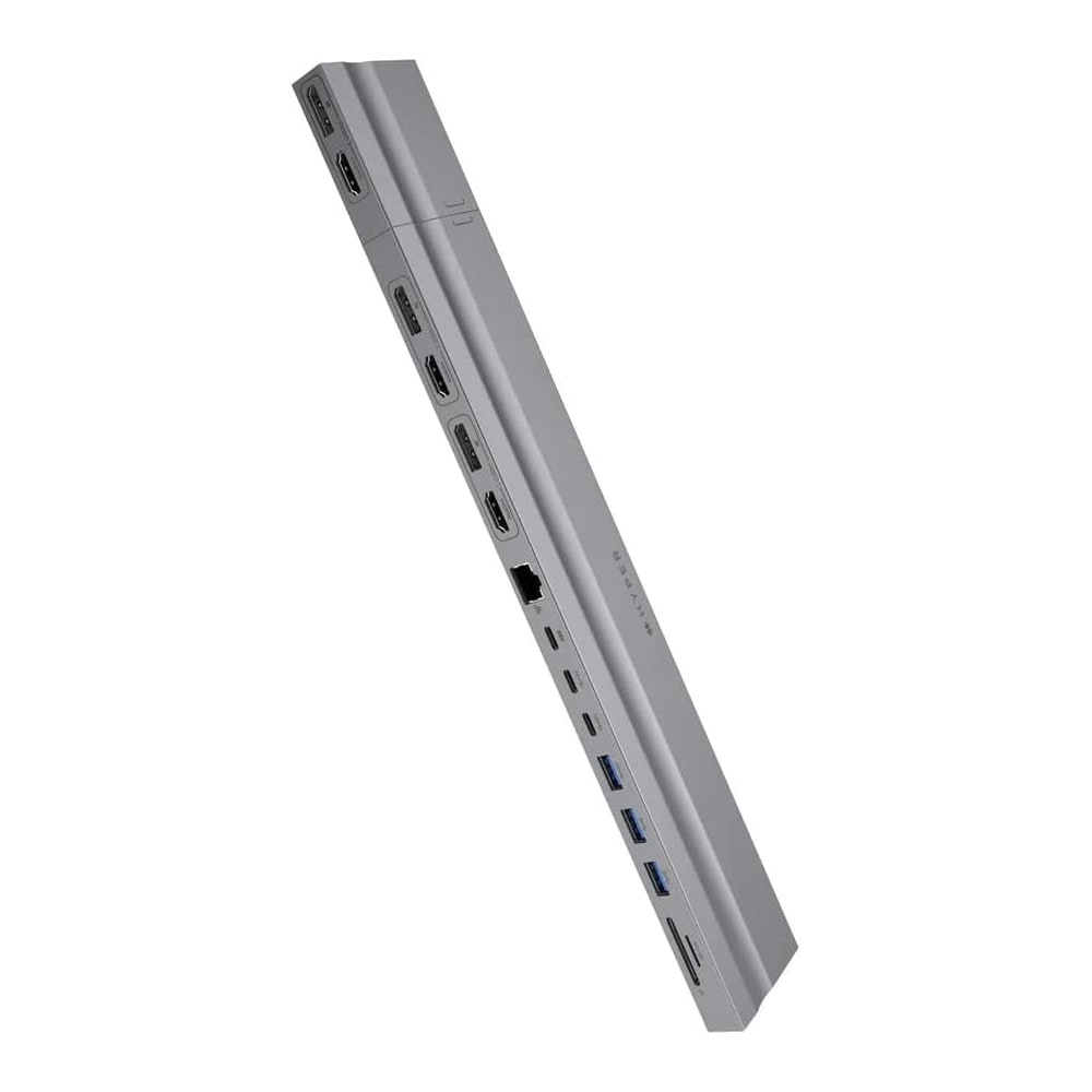 HyperDrive 4K-dokkingstasjon med flere skjermer for MacBook Pro 13-16" / USB-C-dokkingstasjon